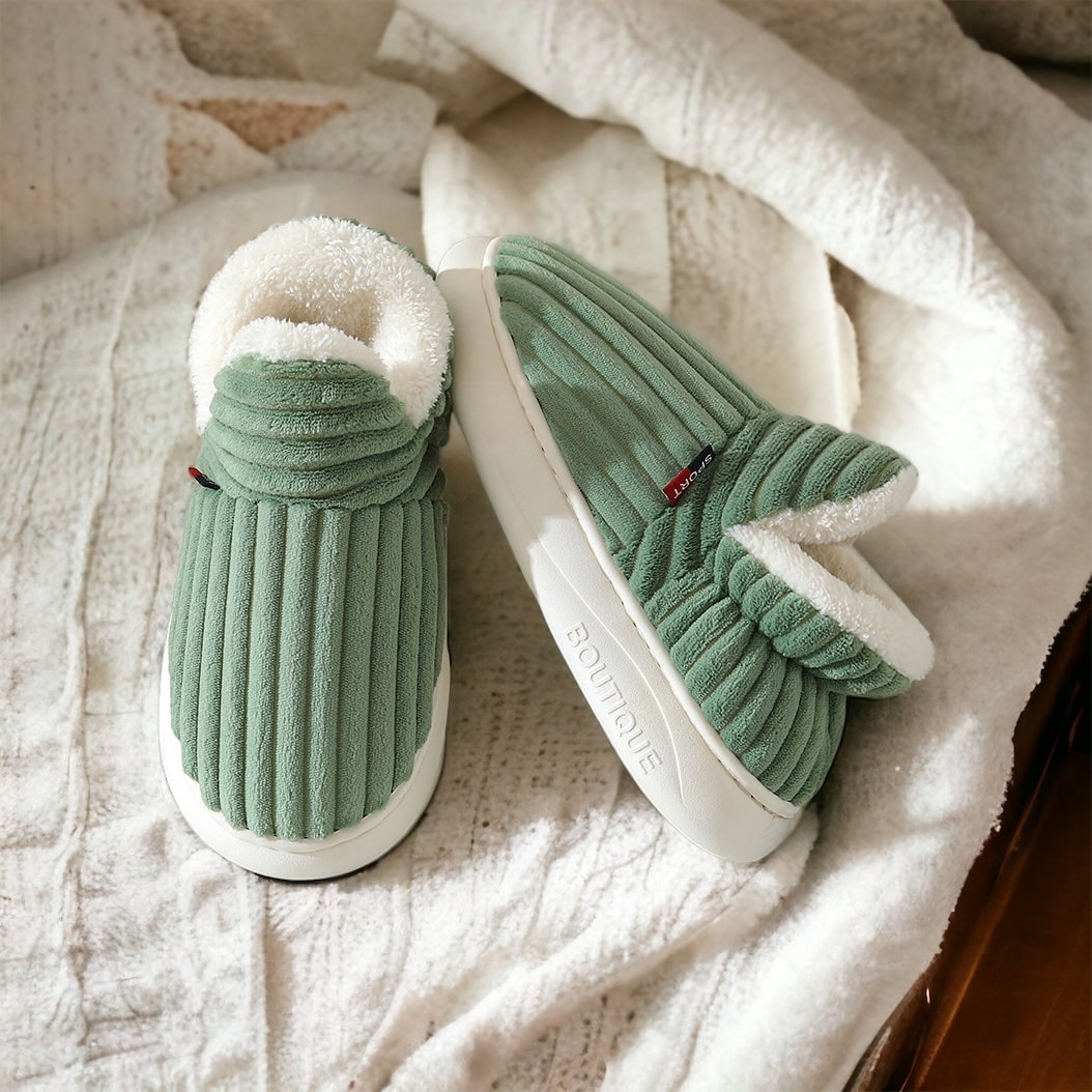 SoleTherm | Warme Wintersloffen met Fluffy Fleece Voering