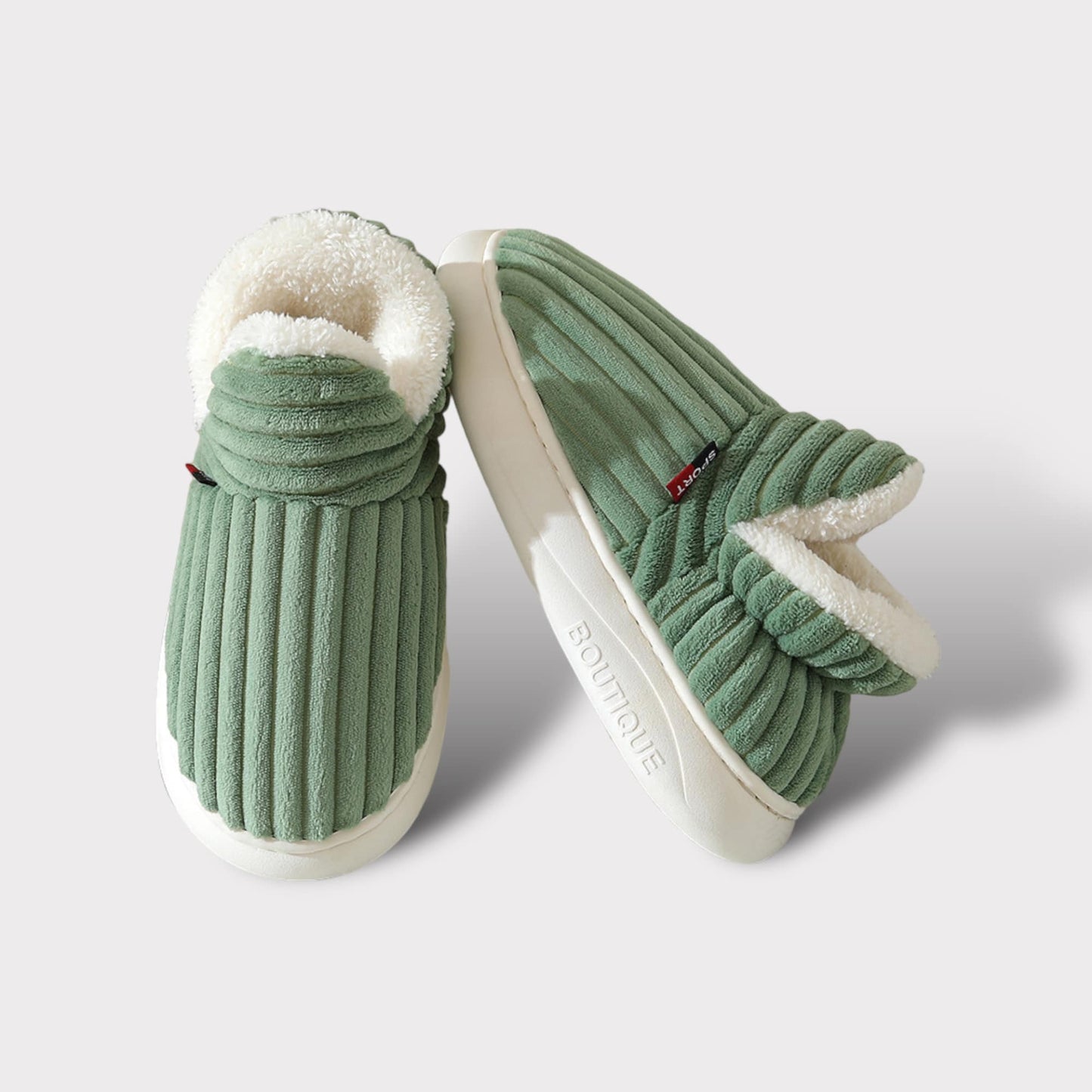 SoleTherm | Warme Wintersloffen met Fluffy Fleece Voering