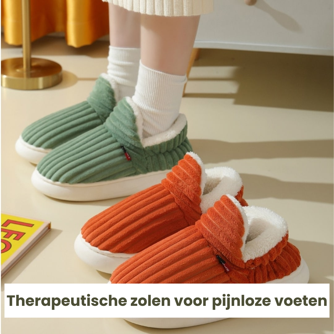 SoleTherm | Warme Wintersloffen met Fluffy Fleece Voering