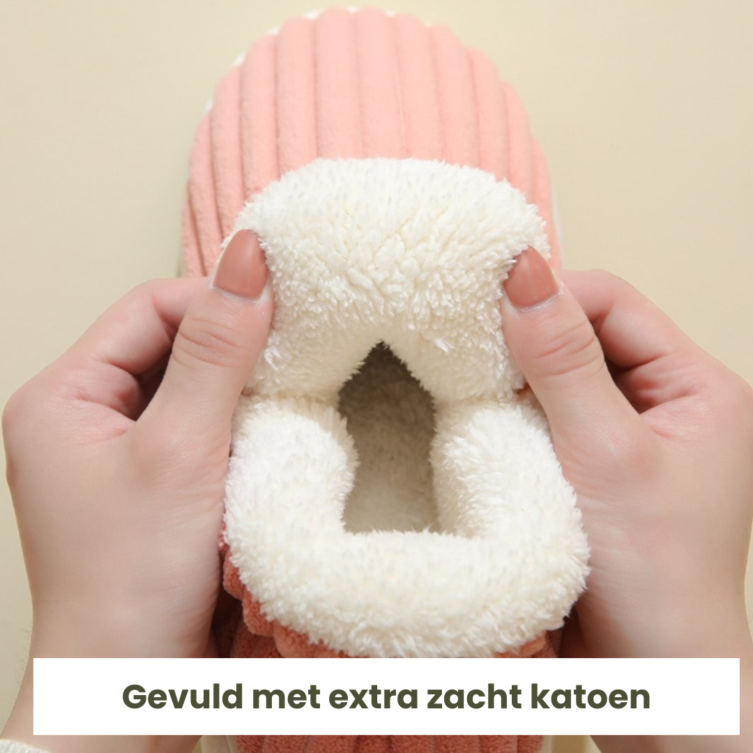 SoleTherm | Warme Wintersloffen met Fluffy Fleece Voering