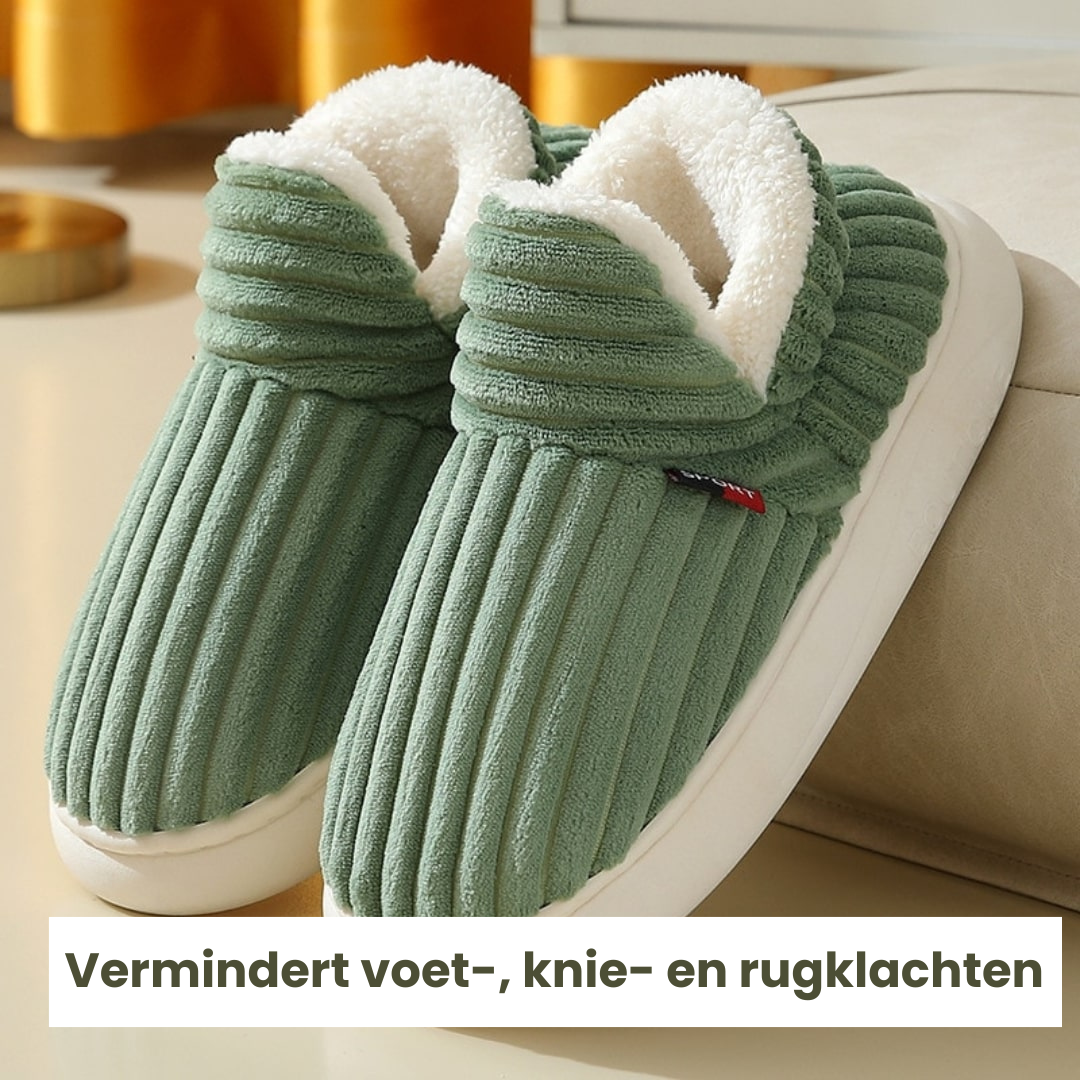 SoleTherm | Warme Wintersloffen met Fluffy Fleece Voering