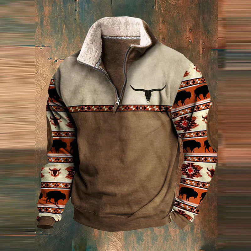 Daniel | Kwart Zip-Up Trui